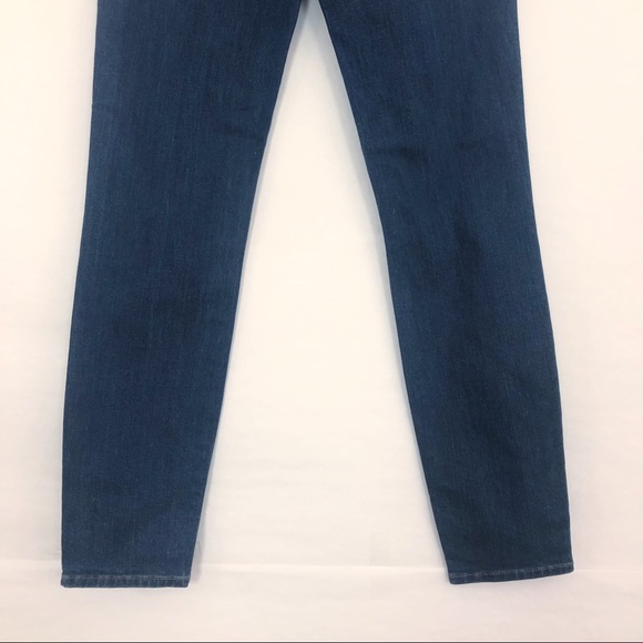 NWT L’AGENCE Blue High Rise Skinny Jeans Medium/Dark Wash Size 25 New - Picture 9 of 11